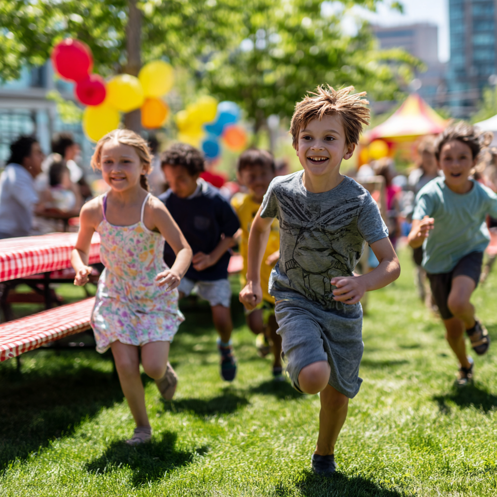 Active Outdoor Games Party Toronto